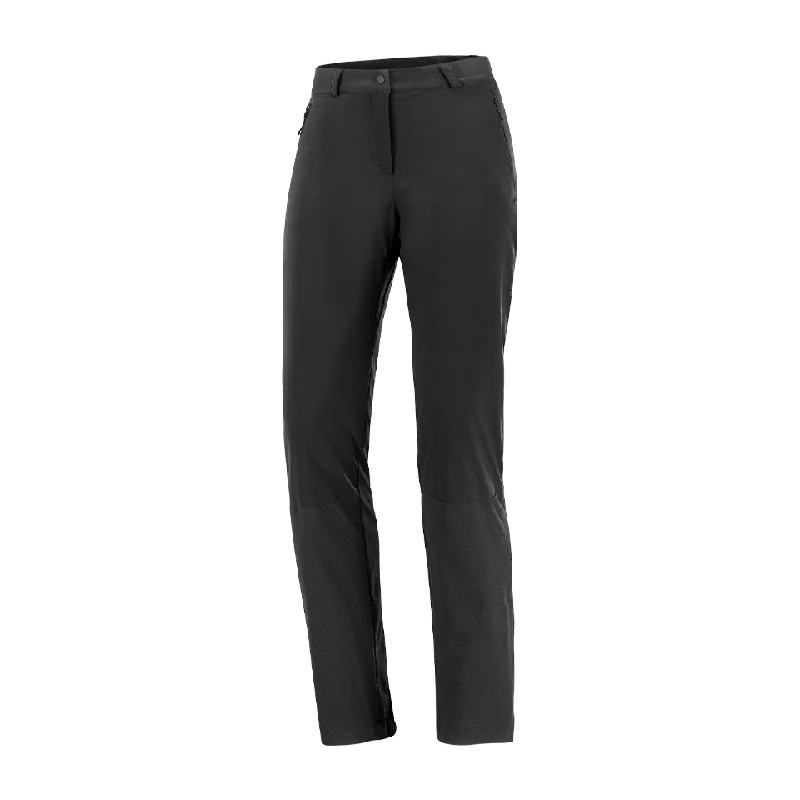 Salomon Women's Nova Pants Deep Black Comfy Cargo Trousers