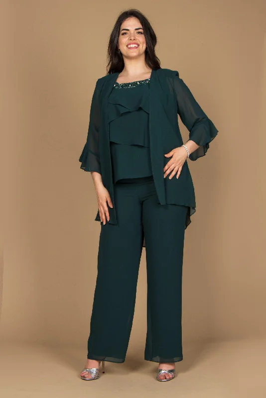 R&M Richards 9042 Formal Pantsuit Classic Straight Pants