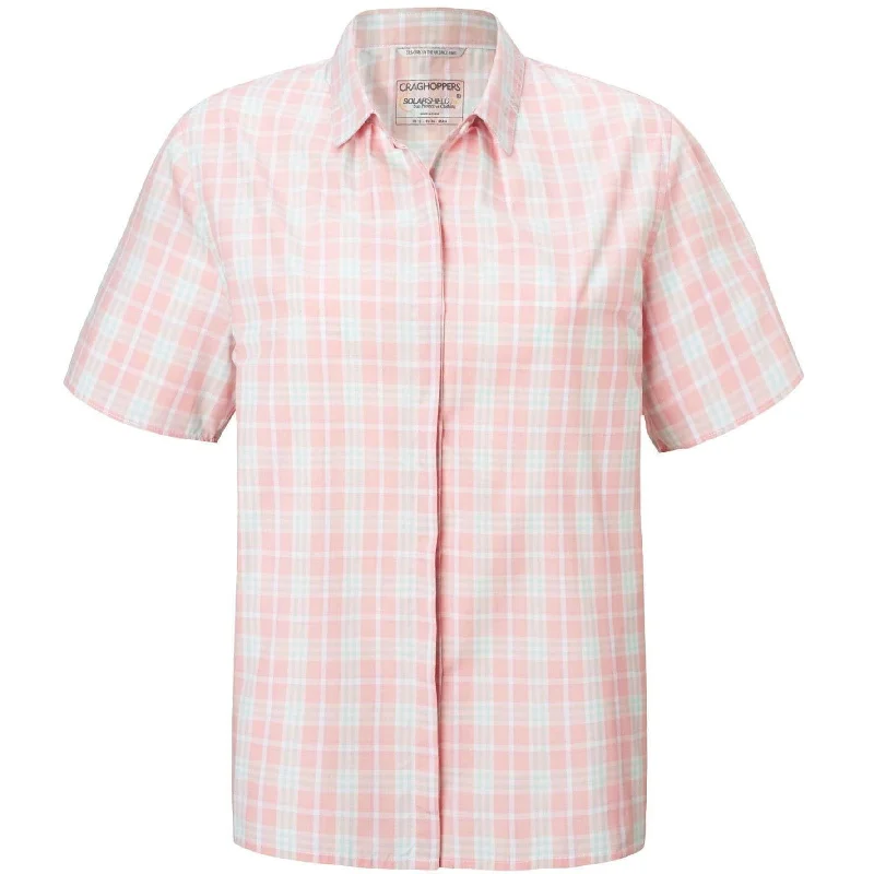 Craghoppers Natalie Short Sleeve Womens Shirt - Pink