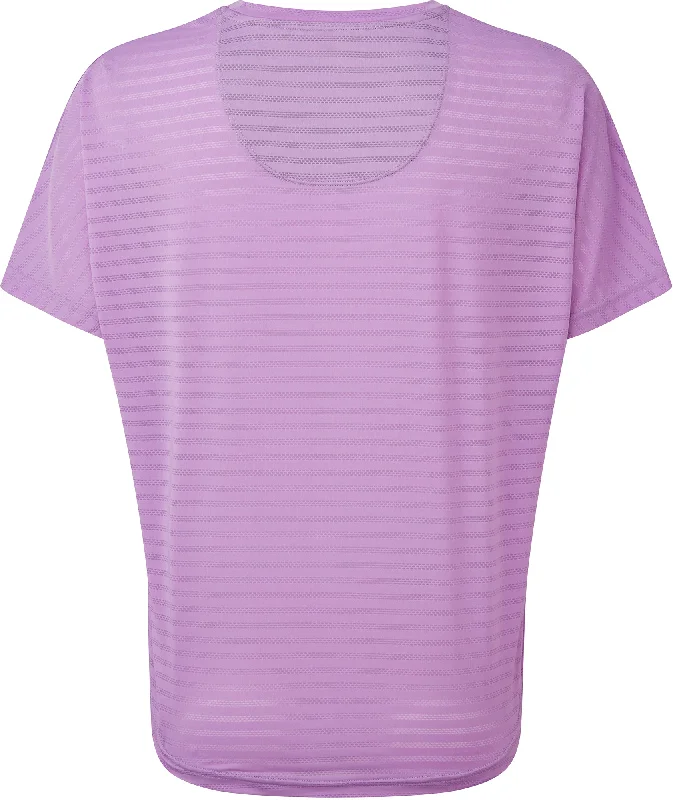 Ronhill Life Agile Short Sleeve Womens Running Top - Purple