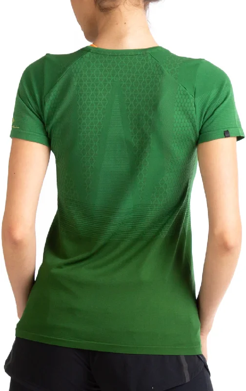 Ronhill Tech Marathon Short Sleeve Womens Running Top - Green