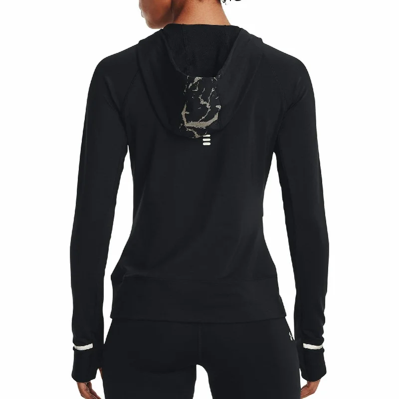 Under Armour OutRun The Cold Half Zip Long Sleeve Womens Running Top - Black