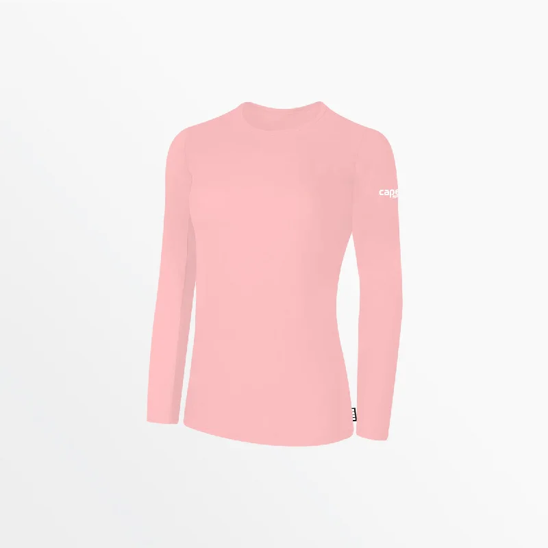 WOMEN'S BASICS LONG SLEEVE COTTON TEE