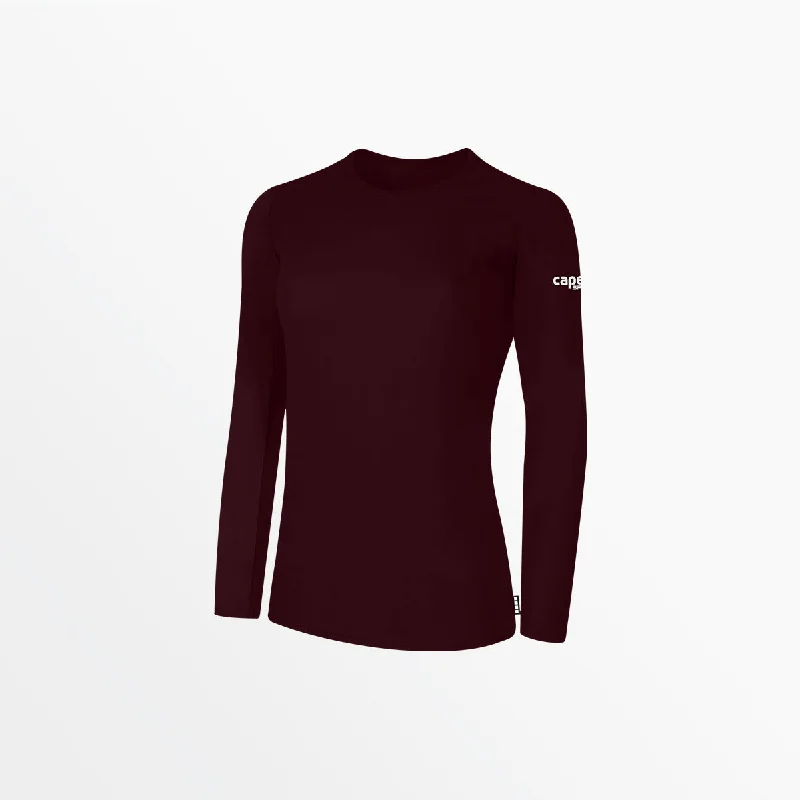 WOMEN'S BASICS LONG SLEEVE COTTON TEE