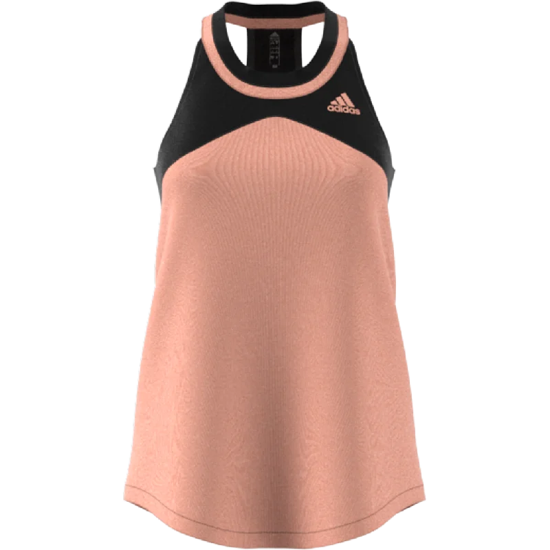 Adidas Womens Club Tank - Ambient Blush/Black