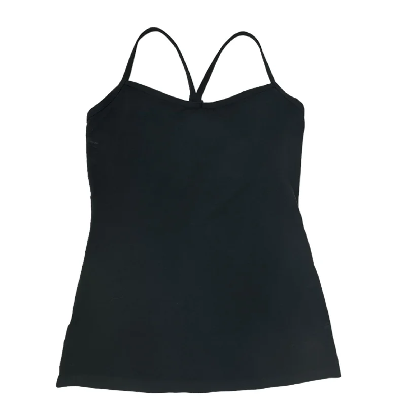 Black Athletic Tank Top Lucy, Size S