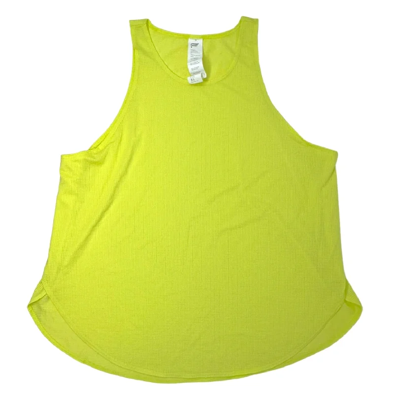 Green Athletic Tank Top Fabletics, Size Xl