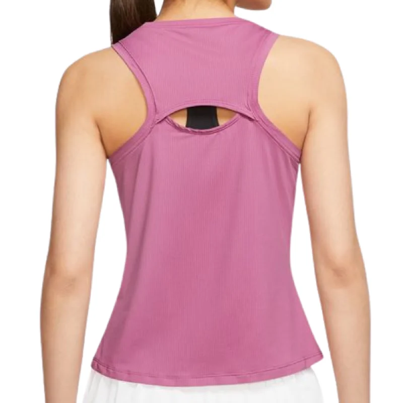 Nike Court Victory Women Tennis Tank - Cosmic Fuchsia/White