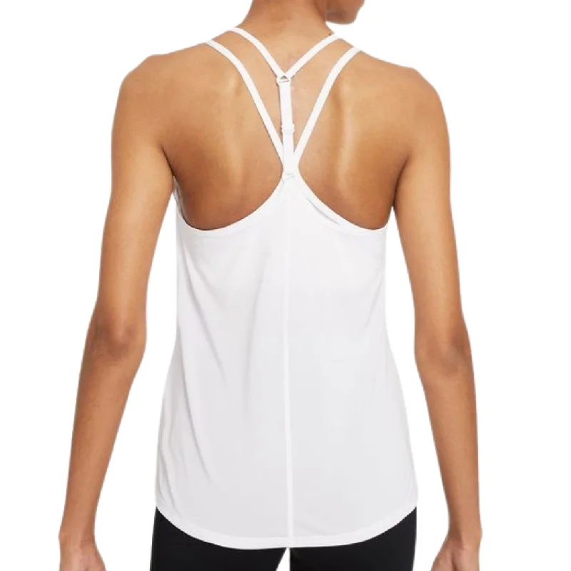 Nike Dri-FIT One Elastika Women's Standard Fit Tank - White/Black