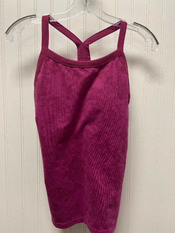 Pink Athletic Tank Top Lululemon, Size M