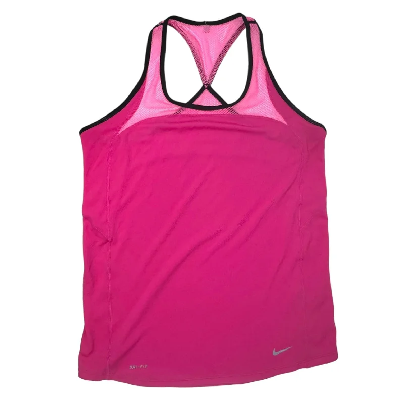 Pink Athletic Tank Top Nike Apparel, Size M