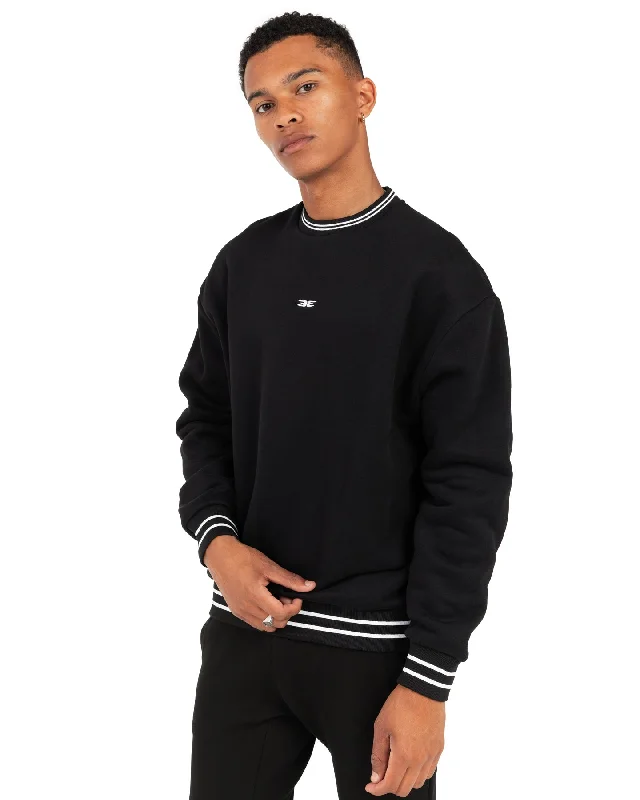 Alpine Heavyweight Crewneck - Black