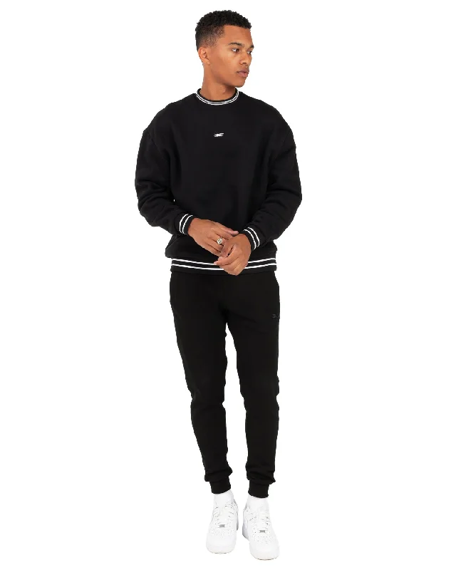 Alpine Heavyweight Crewneck - Black