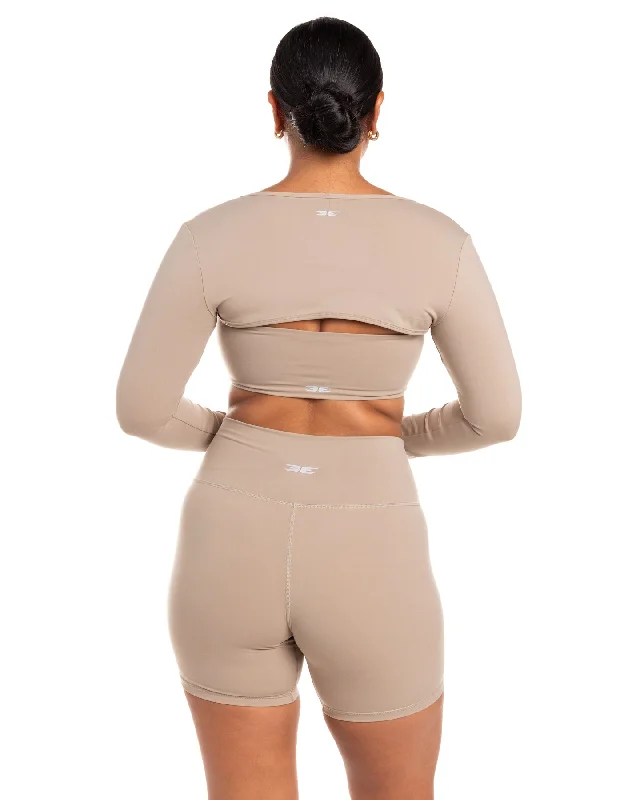 Aura Shrug - Vintage Khaki