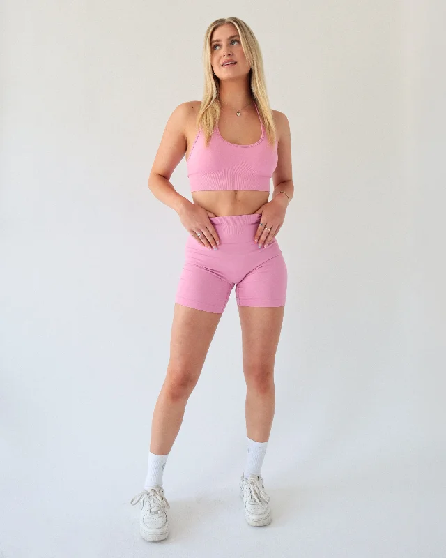 ENHANCE BIKER SHORTS 5” - Bubblegum