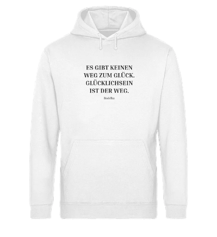 Glücklich Bio Hoodie Unisex