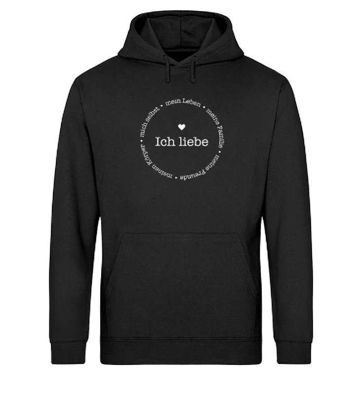 Ich liebe Bio Hoodie Unisex