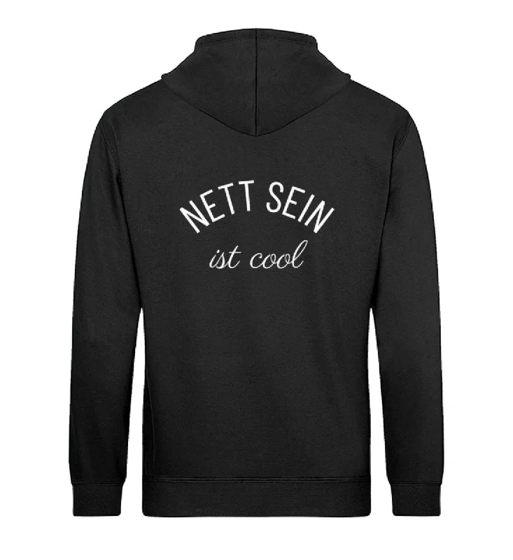 Nett sein ist cool Bio Hoodie Unisex