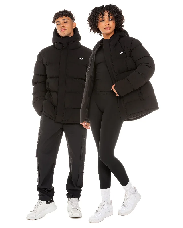 Unisex Puffer Jacket - Black