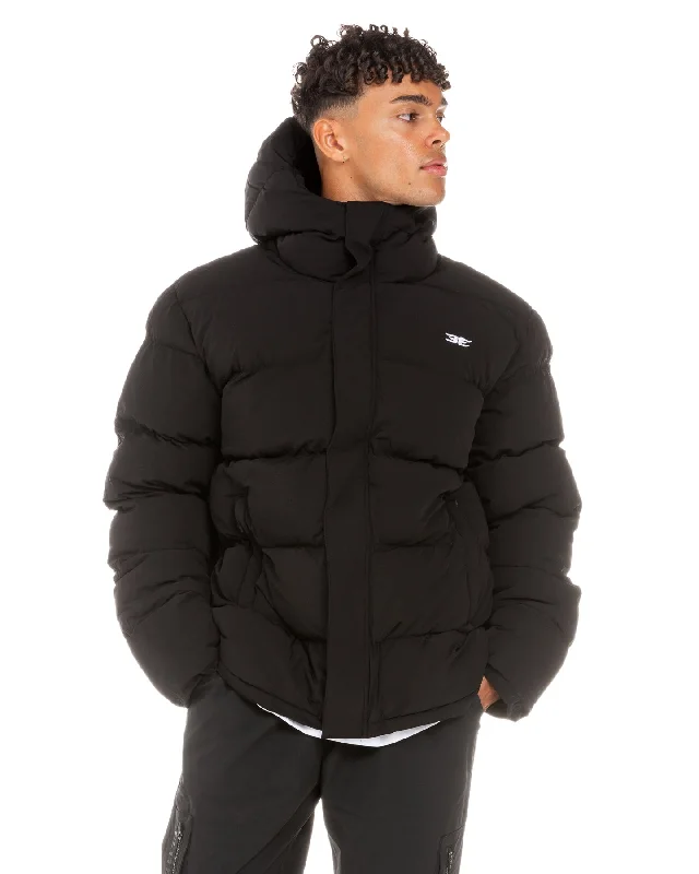 Unisex Puffer Jacket - Black