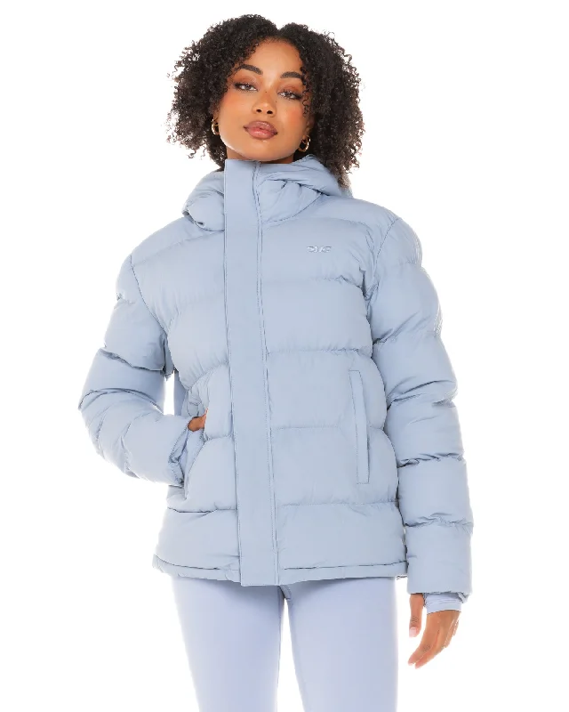 Unisex Puffer Jacket - Blue Blizzard