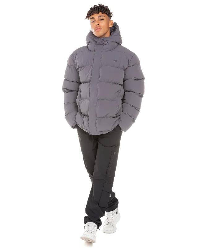 Unisex Puffer Jacket - Grey