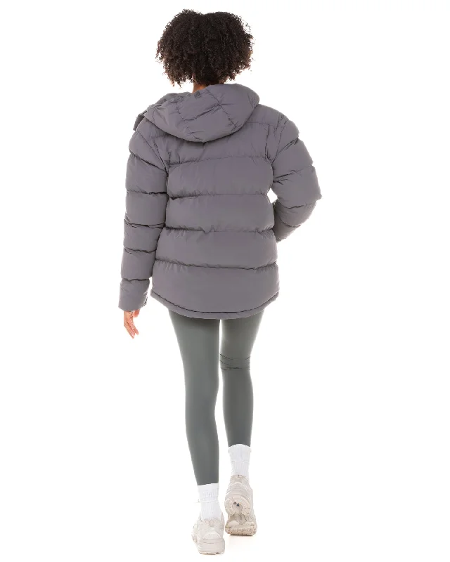 Unisex Puffer Jacket - Grey