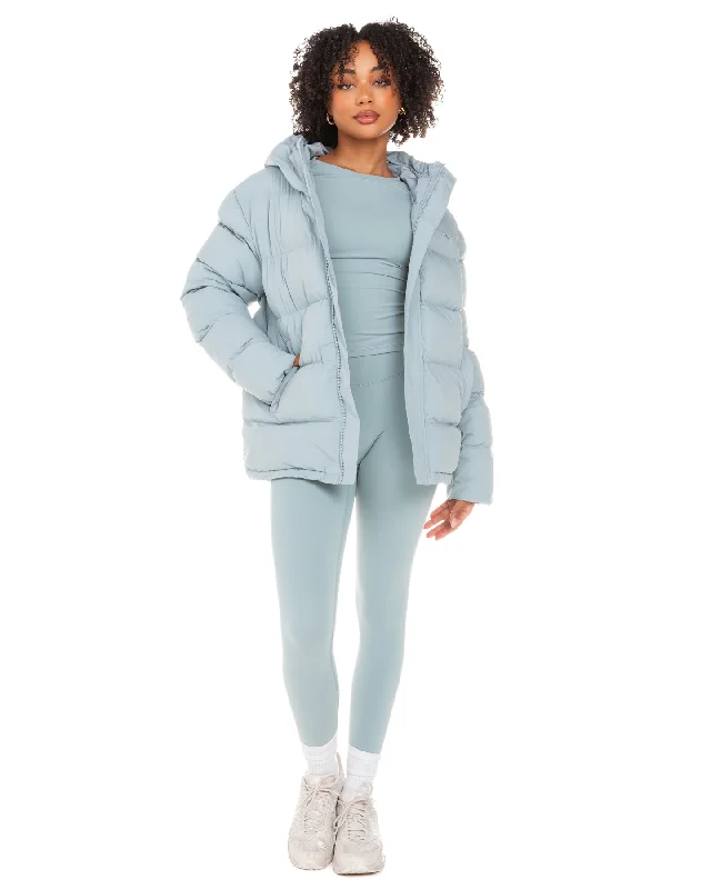 Unisex Puffer Jacket - Sea Foam