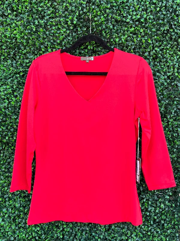 Judy P V Neck 3/4 Sleeve