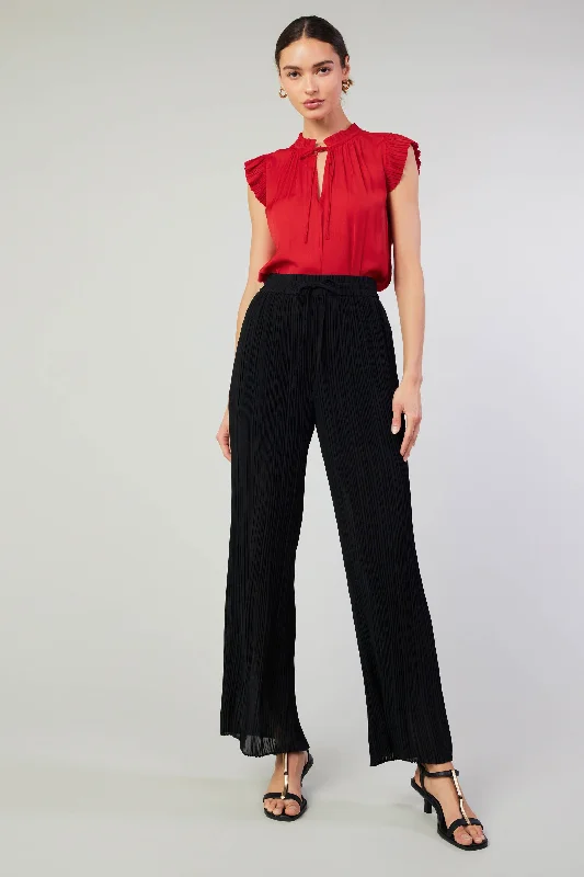 Pleated Pullover Pants