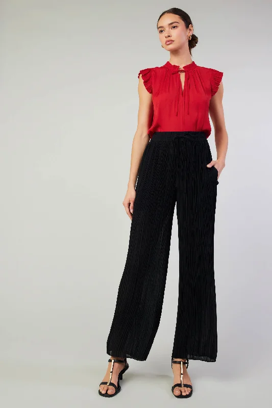 Pleated Pullover Pants