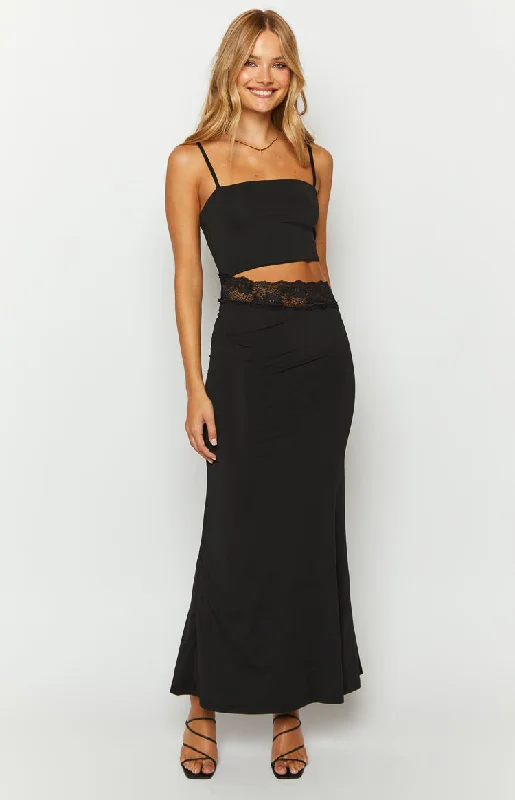 Avani Black Maxi Dress