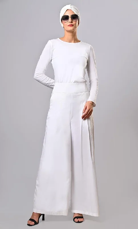 Everyday wear comfortable Islamic modest twill pants with pockets