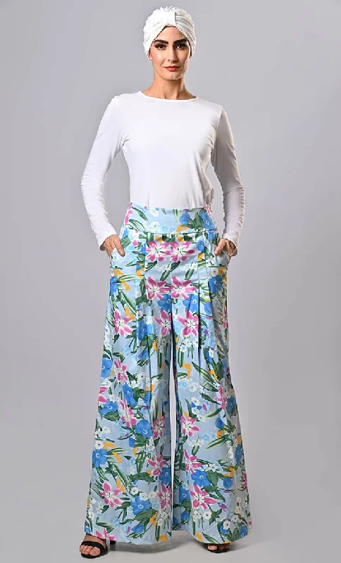 Graceful Modesty  Elevating Style with Islamic  printed Pants