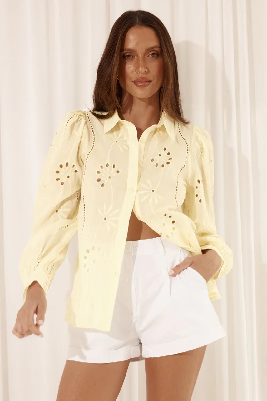 KNOWLES BLOUSE - LEMON