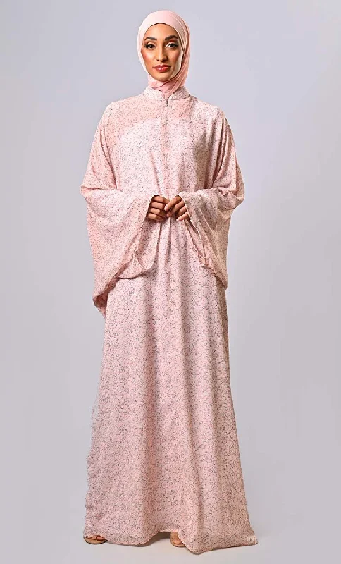 Modernity Meets Tradition light comfortable Front Zipper abaya