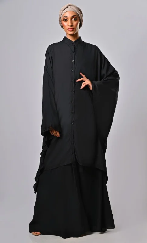 Modest Arabian Haute Couture Kaftan Abaya Dress