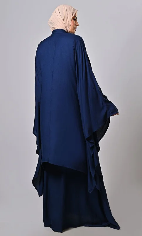 Modest Islamic Soft Comfortable Rayon Kaftan-Abaya With Pockets