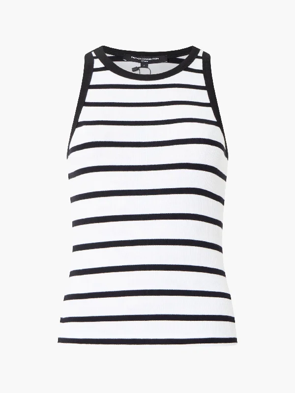 Rassia Stripe Racer Top