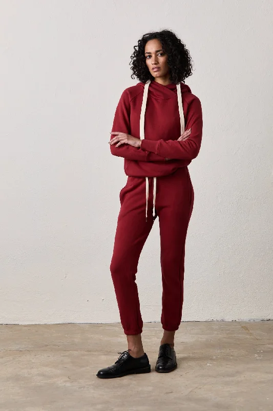 SAYDE SWEATPANT / DEEP RED