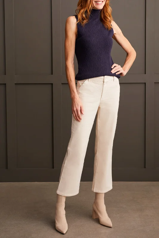 Stretch Corduroy Straight Leg Pant - TWO COLORS AVAILABLE