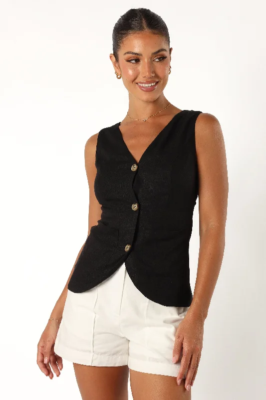 Lola Vest - Black