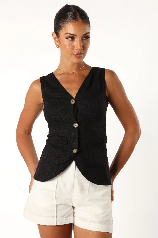 Lola Vest - Black